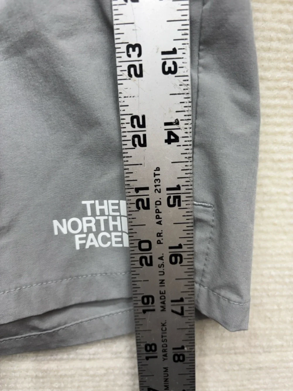 The North Face lightweight gray